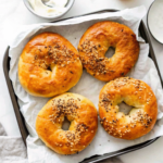 Easy 3 Ingredient Protein Bagels &ndash; Air Fryer Recipe