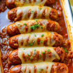 Cheesy Stuffed Italian Sausage