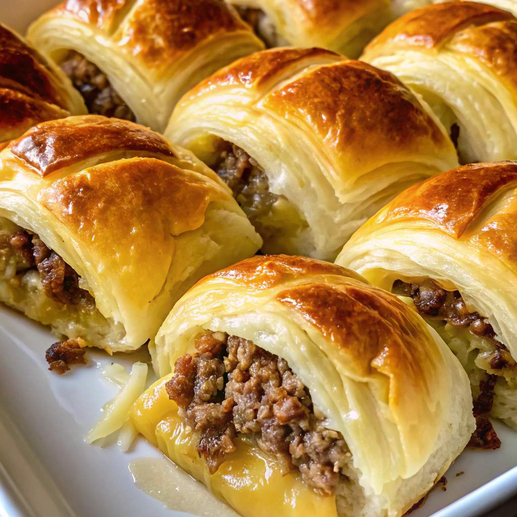 Breakfast Sausage Crescent Rolls