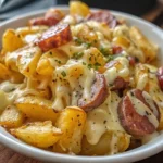 Cheesy Ranch Potatoes and Smoked Sausage