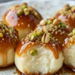 Ricotta Pistachio Honey Bites