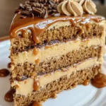 Gooey Coffee Caramel Cake