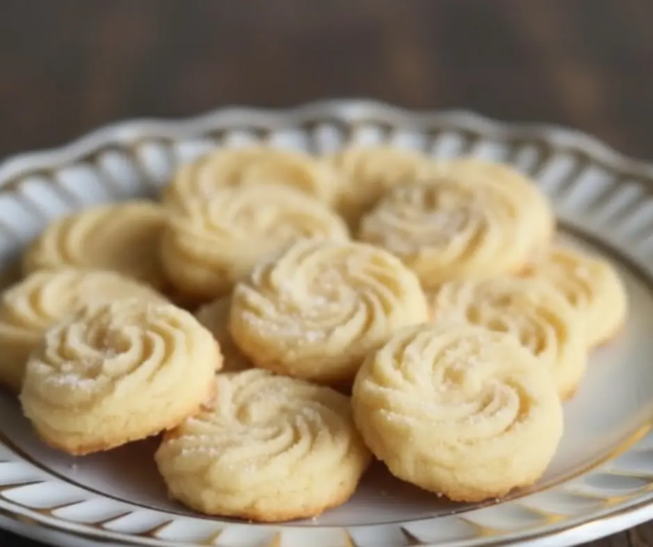 3-Ingredient Butter Cookies 🍪