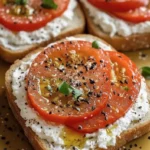 Ricotta & Tomato Sourdough Toast