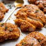 Baked Crunchy Hot Honey Chicken